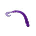 Приманка ZUB-WORM-ZANDER 108мм(4,3")-5шт, (цвет 610) фиолетовый с блестками