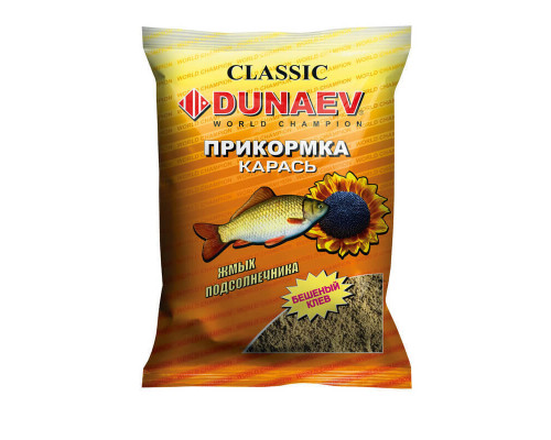 Прикормка "DUNAEV КЛАССИКА" 0.9кг Карась Жмых Подсолнечника