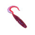 Приманка ZUB-TWIST  90мм(3,5")-5шт, (цвет 021) фиолетовый верх-красный низ