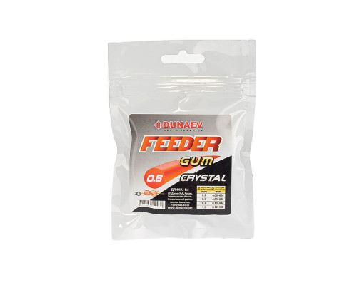 Фидерная резина Dunaev Feeder Gum Clear 0.8mm