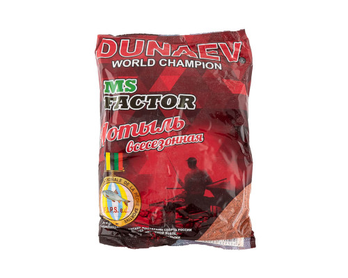 Прикормка "DUNAEV-MS FACTOR" 1кг Мотыль