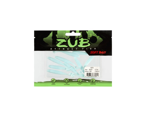 Приманка ZUB-IZI  50мм(2")-10шт, (цвет 502) голубой