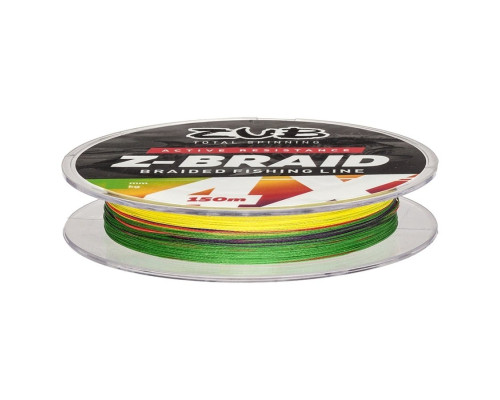 Шнур ZUB Z -BRAID MULTICOLOR 150m 0,22мм