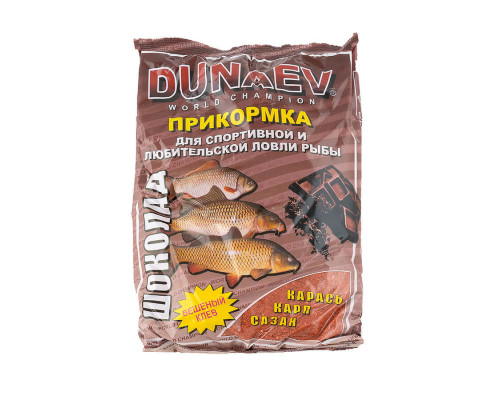 Прикормка "DUNAEV КЛАССИКА" 0.9кг Карп Шоколад