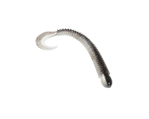 Приманка ZUB-WORM-ZANDER 135мм(5,3")-5шт, (цвет 030) черный верх-натурал низ