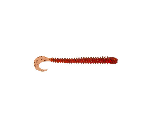 Приманка ZUB-WORM-ZANDER 108мм(4,3")-5шт, (цвет 911) машинное масло с блестками