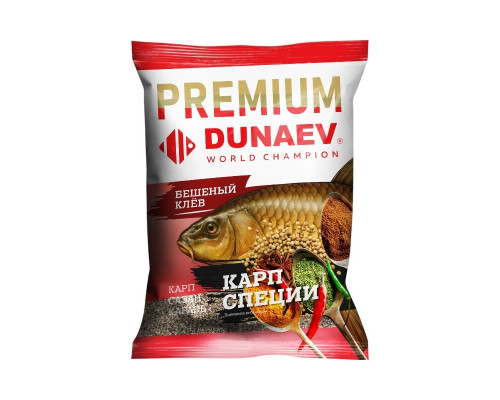Прикормка "DUNAEV-PREMIUM" 1кг Карп-Сазан Специи