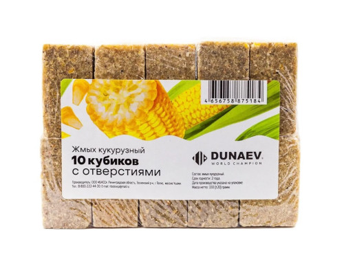 Жмых DUNAEV кукурузный 300г.