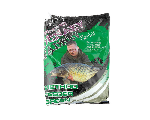 Прикормка "DUNAEV-FADEEV" 1кг Feeder Method Green