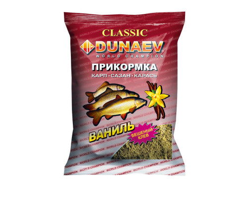 Прикормка "DUNAEV КЛАССИКА" 0.9кг Карп Ваниль