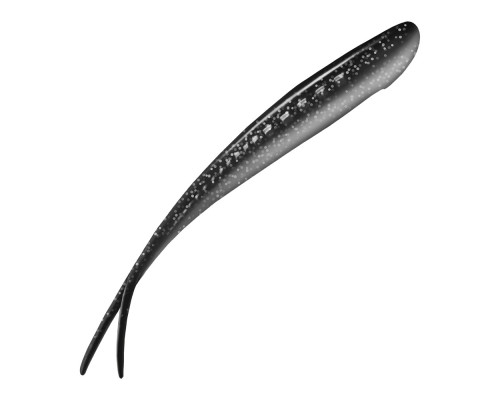 Приманка ZUB-HORDA SLAG 144мм(5,6")-4шт, (цвет 030) черный верх-натурал низ