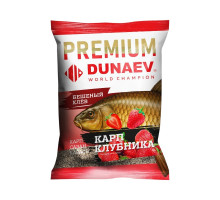 Прикормка "DUNAEV-PREMIUM" 1кг Карп-Сазан Клубника