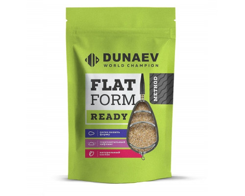Прикормка Dunaev Flat Feeder Ready 1 кг. Ананас