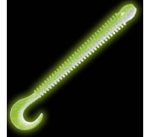 Приманка ZUB-WORM-ZANDER 135мм(5,3")-5шт, (цвет 403) зеленый светящийся