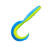 Приманка ZUB-HIBINA 180мм(7,1")-2шт, (цвет 020) синий верх-желтый низ