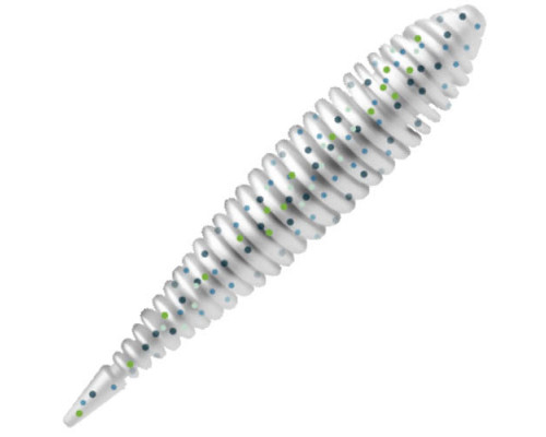 Приманка ZUB-MAGGOT SLIM 50мм(2")-10шт, (цвет 501) серый с блестками