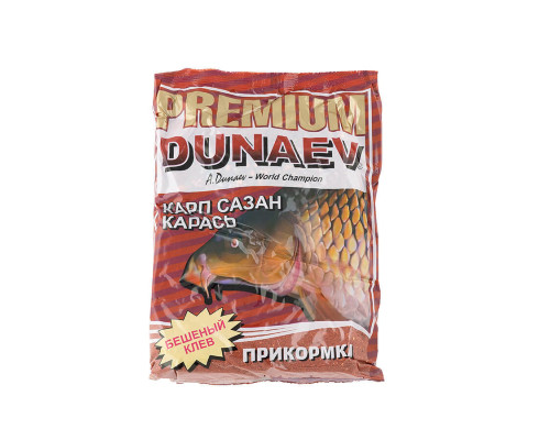 Прикормка "DUNAEV-PREMIUM" 1кг Карп-Сазан-Красная