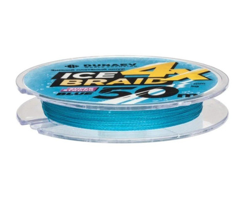 Шнур DUNAEV ICE BRAID PE X4 50м 0,16мм