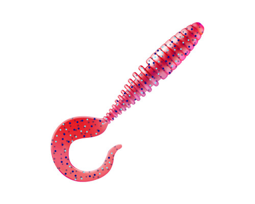 Приманка ZUB-TWIST  90мм(3,5")-5шт, (цвет 130) маджента с блестками