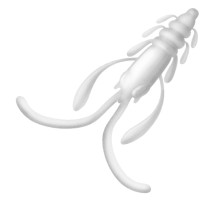 Приманка ZUB-NIMFA 35мм(1,4")-12шт, (цвет 801) белый