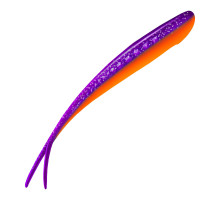 Приманка ZUB-HORDA SLAG 144мм(5,6")-4шт, (цвет 021) фиолетовый верх-красный низ