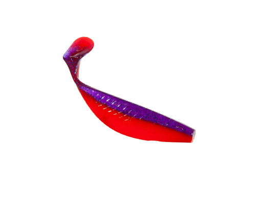 Приманка ZUB-PROVOCATOR 145мм(5,7")-5шт, (цвет 021) фиолетовый верх -красный низ