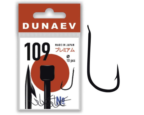 Крючок Dunaev Premium 109 #18 (упак. 10 шт)