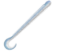 Приманка ZUB-WORM-ZANDER 108мм(4,3")-5шт, (Цвет 406) голубой верх - перламутр низ