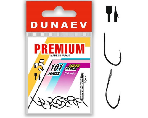 Крючок Dunaev Premium 101 # 5 (упак. 10 шт)