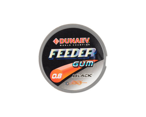 Фидерная резина Dunaev Feeder Gum Black 0.8mm