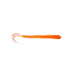 Приманка ZUB-WORM-ZANDER 108мм(4,3")-5шт, (цвет 250) морковный с блестками