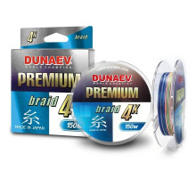 Шнур Dunaev PREMIUM PEx4 MultiColor 150m #1.5