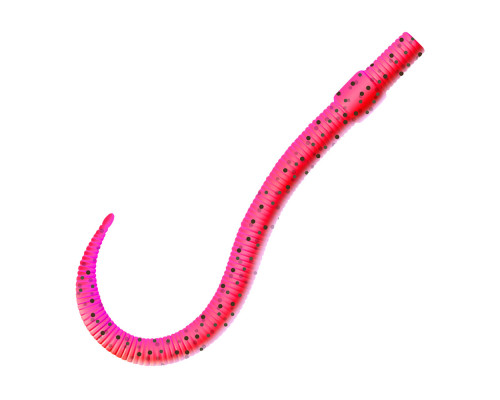 Приманка ZUB-WORM  75мм(3")-7шт, (цвет 130) маджента с блестками