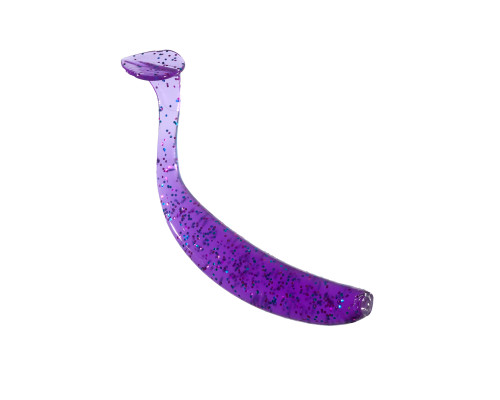 Приманка ZUB-IZI  86мм(3,4")-5шт, (цвет 610) фиолетовый с блестками