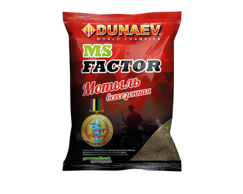 Прикормка "DUNAEV-MS FACTOR" 1кг Мотыль