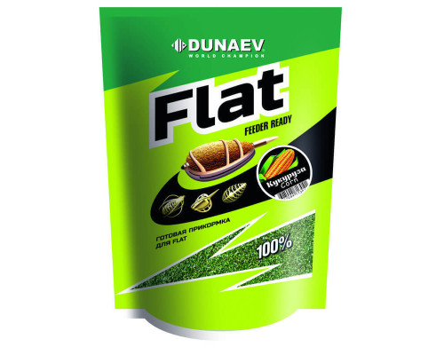 Прикормка Dunaev Flat Feeder Ready 1 кг. Кукуруза