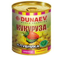 Добавка для прикормки металлобанка 320мл "Дунаев Кукуруза Клубника"