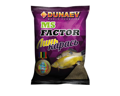 Прикормка "DUNAEV-MS FACTOR" 1кг Линь Карась