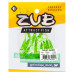 Приманка ZUB-TWIST-NANO  30мм(1,2")-15шт, (цвет 351) шартрез с блестками