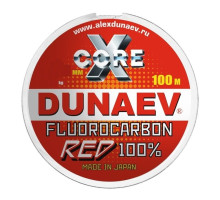 Леска Dunaev Fluorocarbon RED 0.117мм 100м