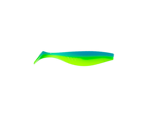 Приманка ZUB-PROVOCATOR 123мм(4,8")-5шт, (цвет 020) синий верх - желтый низ