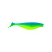 Приманка ZUB-PROVOCATOR 123мм(4,8")-5шт, (цвет 020) синий верх - желтый низ
