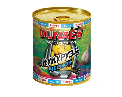 Добавка для прикормки металлобанка 320мл "Дунаев Кукуруза Чеснок"