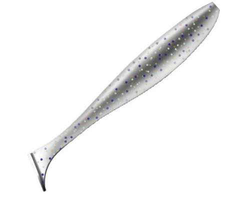 Приманка ZUB-IZI  86мм(3,4")-5шт, (цвет 501) серый с блестками