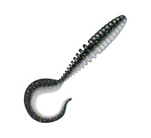 Приманка ZUB-TWIST 150мм(5.9")-4шт, (цвет 030) черный верх-натурал низ