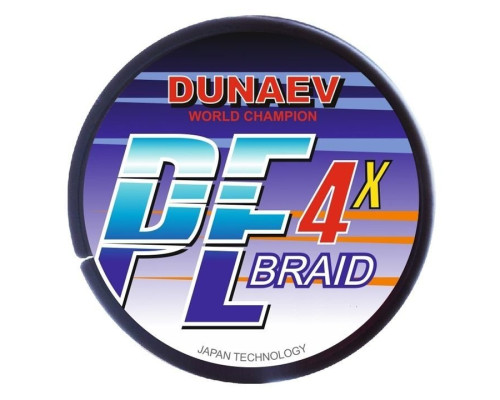 Шнур DUNAEV BRAID PE X4 150m 0.20мм
