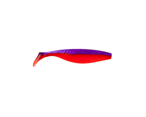 Приманка ZUB-PROVOCATOR 145мм(5,7")-5шт, (цвет 021) фиолетовый верх -красный низ