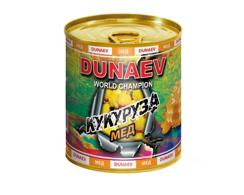 Добавка для прикормки металлобанка 320мл "Дунаев Кукуруза Мед"