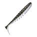 Приманка ZUB-SHAD 120мм(4,7")-5шт, (цвет 030) черный верх-натурал низ