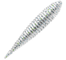Приманка ZUB-MAGGOT SLIM 40мм(1,5")-12шт, (цвет 501) серый с блестками